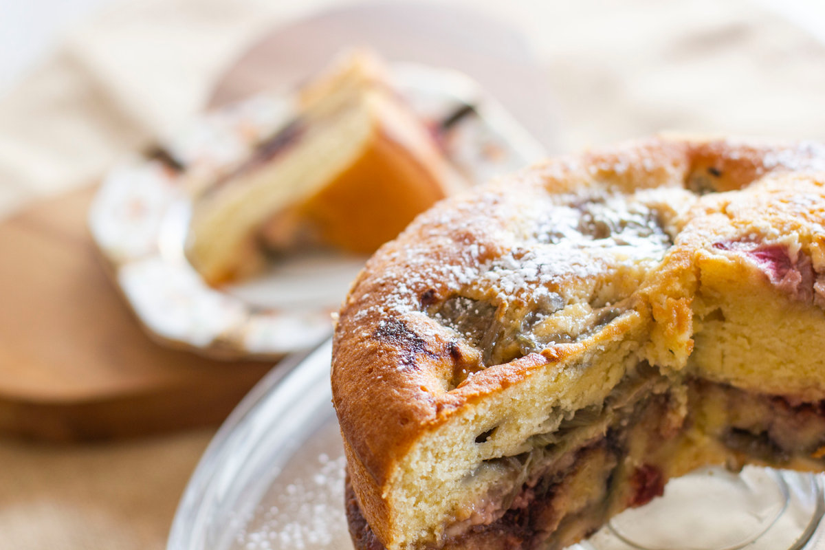 Delicious home-baked cake from the Tea Room in Knutsford